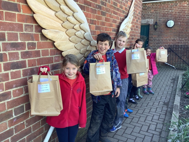BBC Films Delivery of Avon Valley Churches 1,000 Easter in a Bags!