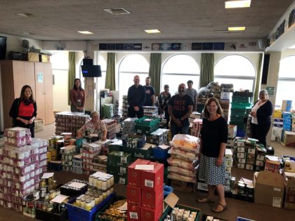 Bishop of Southampton praises food parcel volunteers