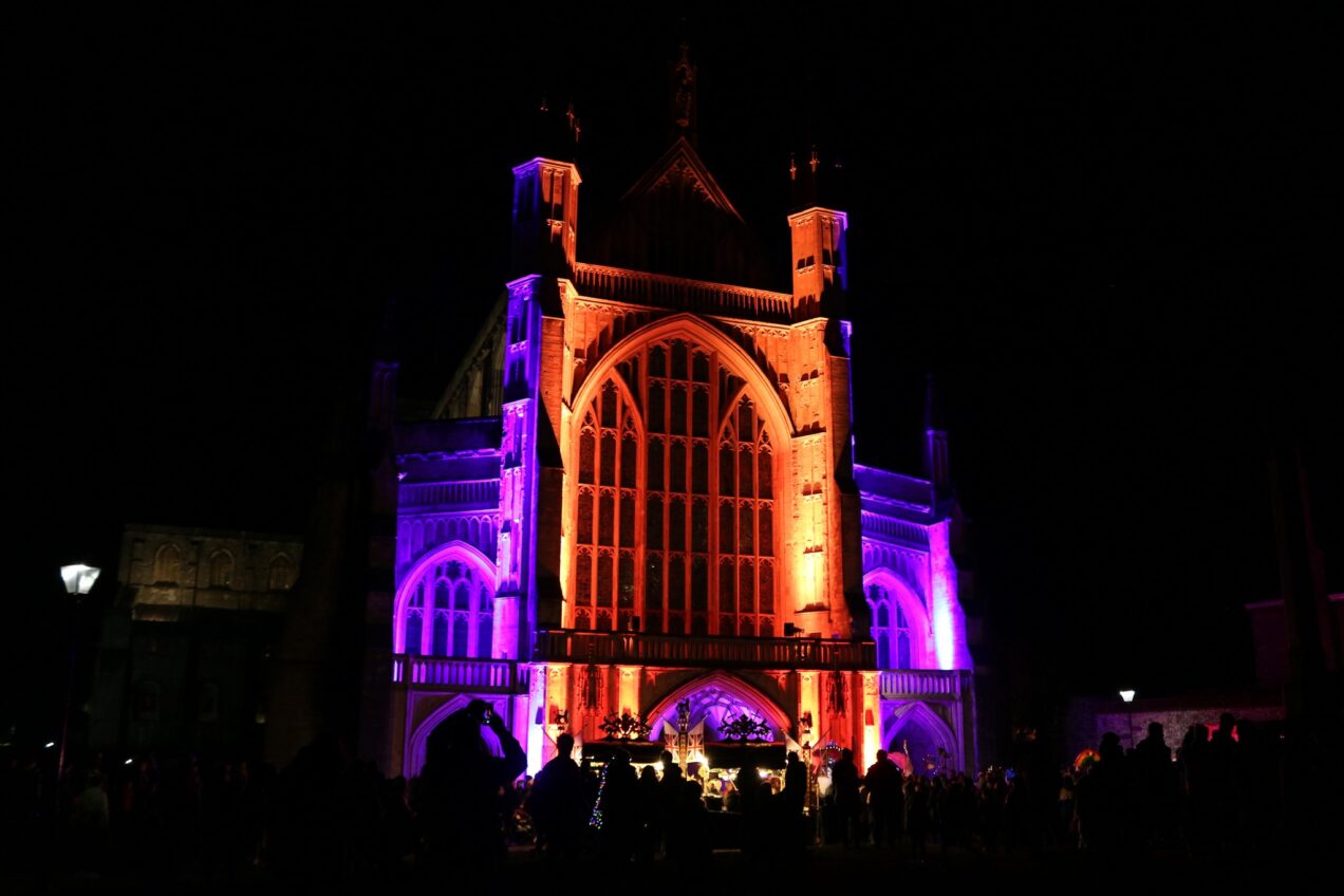 Stunning images from the Lantern Parade at Winchester Cathedral