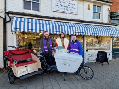 Churches delivering Christmas in Hartley Wintney and Bournemouth