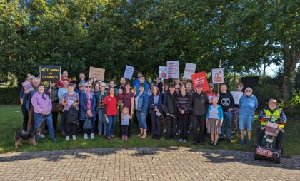 Christians in Hedge End Organise ‘Make Polluters Pay’ March