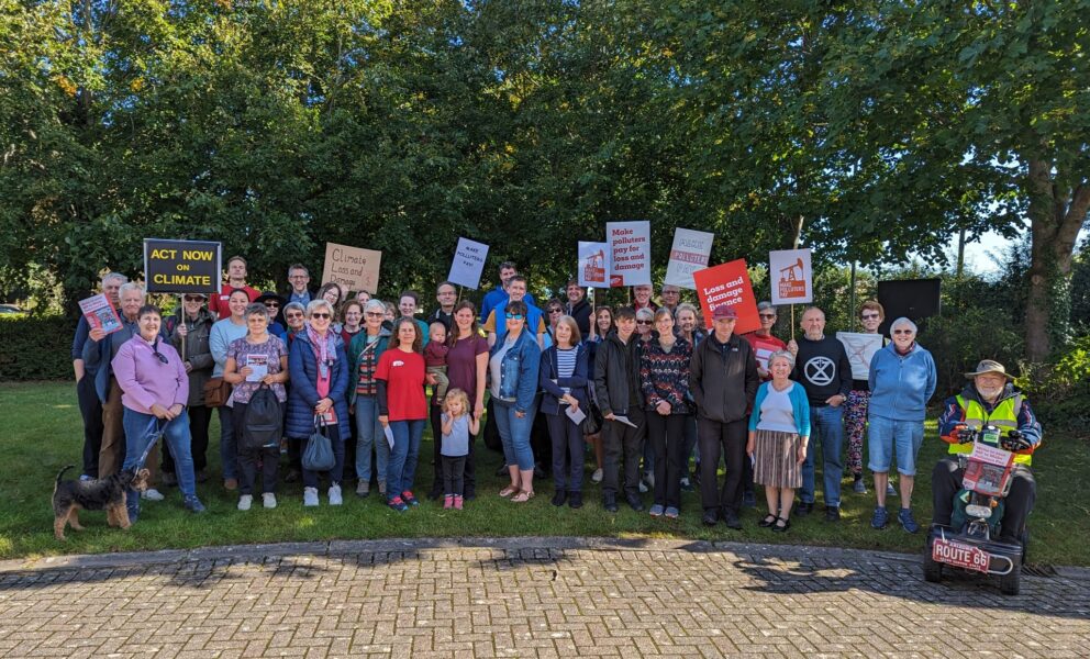 Christians in Hedge End Organise 'Make Polluters Pay' March