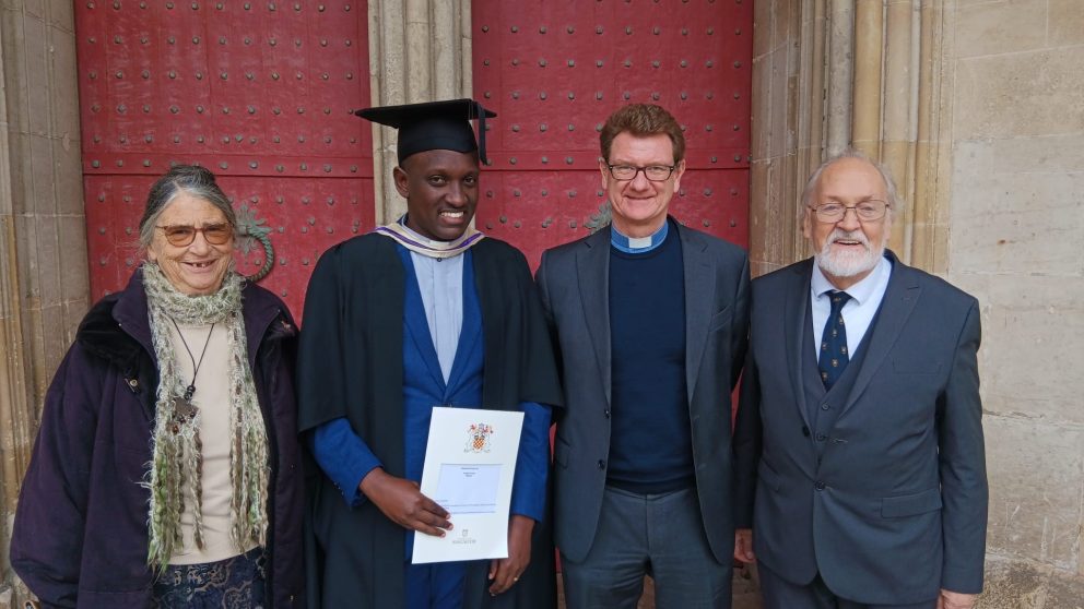 Winchester Diocese Welcome Young Priest from Burundi for Graduation Ceremony