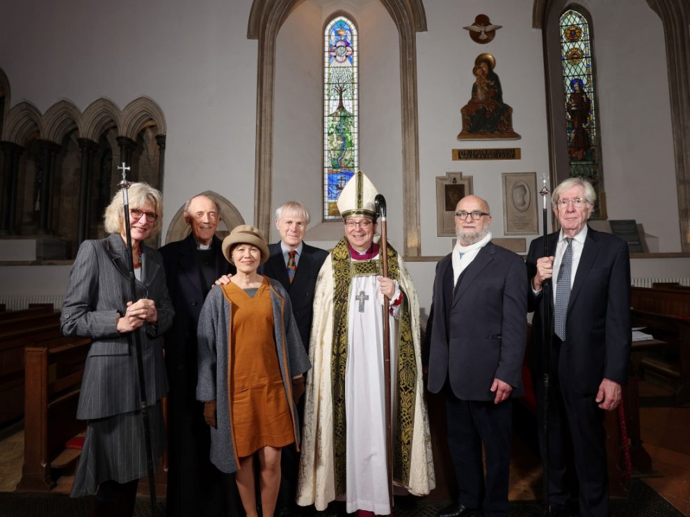 Bishop Philip Unveils Stained Glass Window in Honour of Beaulieu Motor Museum Founder