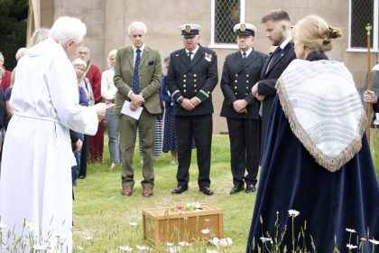 St Mary’s Church South Baddesley hold Funeral for 16th Century Man ‘Known Only to God’