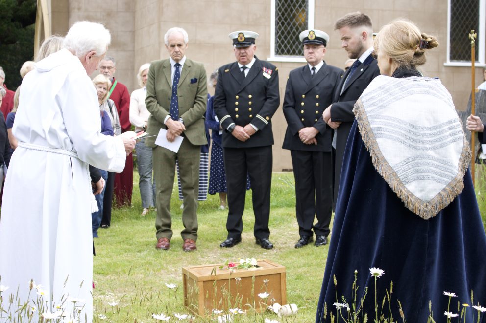 St Mary's Church South Baddesley Hold Funeral for 16th Century Man 'Known Only to God'