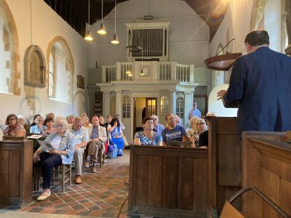 Bishop Philip Preaches French Language Sermon at the ‘French Church’