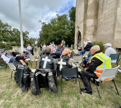 Motor Bikers’ Service at South Baddesley Church & Blessing the Bikes
