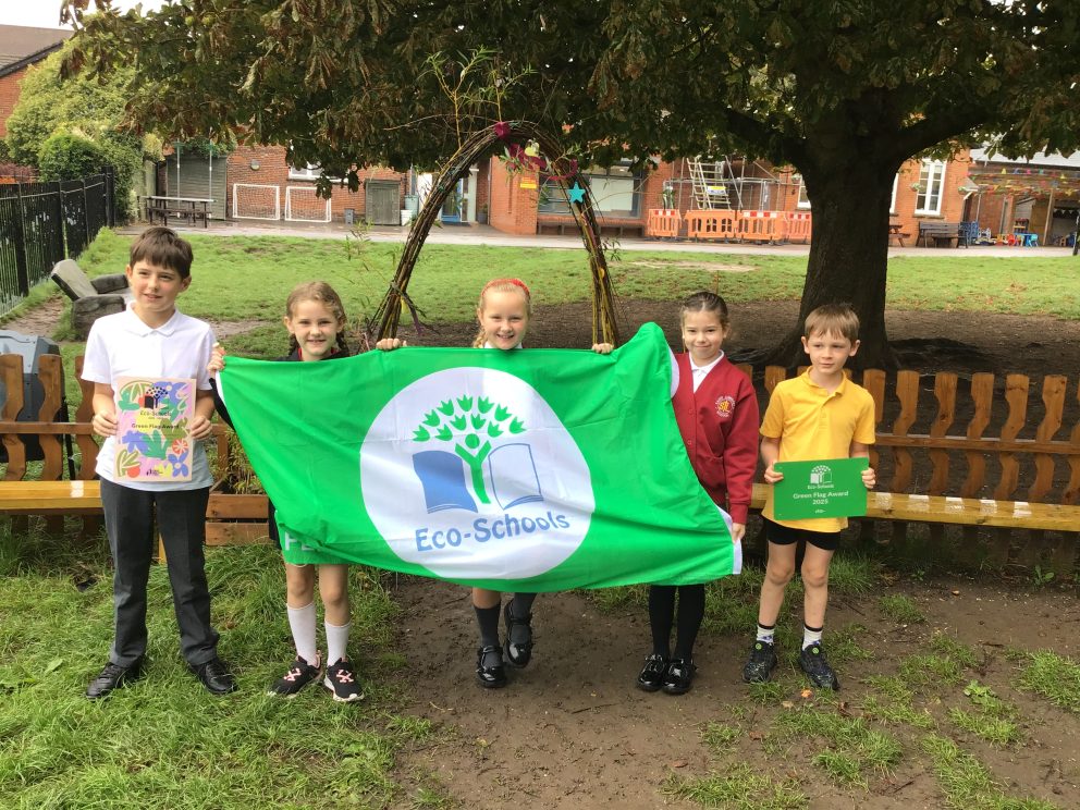 Eco Champions: Pupils at St Lawrence CE Primary School Receive Eco-Schools Green Flag Recognition