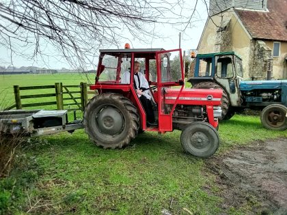 Blessing of the Tractors as Farley Chamberlayne Marks Plough Sunday