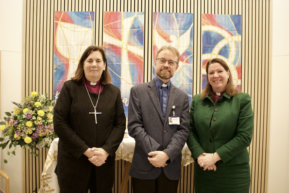 Bishop Rhiannon Dedicates New Chapel at Bournemouth Hospital as a Beacon of Light and Hope